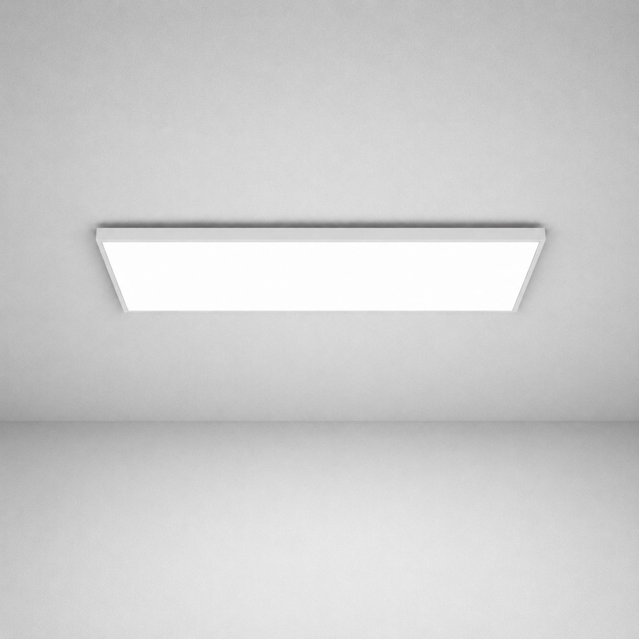 Surface-mounted StretchLume architectural lightbox fixed below the ceiling